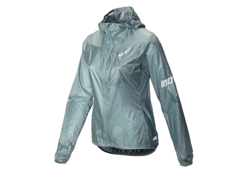 Inov-8 Windshell Windproof Women's Running Jacket Blue Grey UK 254639YBG